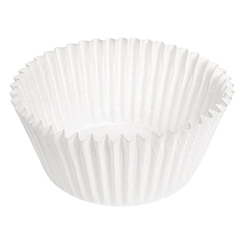 PIROTTINI PETIT FOURS  50 G/M2 Ø 2,4x2 CM BIANCO PERGAMANA ANTIGRASSI (500 UNITÀ)