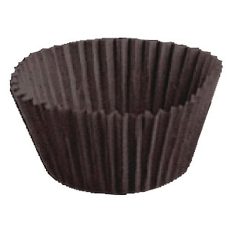 PIROTTINI PETIT FOURS  50 G/M2 Ø 2,4x2 CM CACAO PERGAMANA ANTIGRASSI (500 UNITÀ)