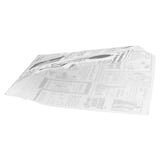 CARTA ANTIGRASSO APERTO 2 LATI FAST FOOD PFAS FREE 'TIMES' 35 G/M2 13x14 CM BIANCO PERGAMANA ANTIGRASSI (1000 UNITÀ)