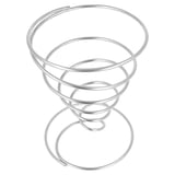 CESTINO A CONO ARTINOX  Ø 10x18 CM CROMATO ACCIAIO (1 UNITÀ)