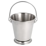 MINI SECCHIELLO GHIACCIO ARTINOX  Ø 9x9 CM ARGENTO ACCIAIO INOX (12 UNITÀ)