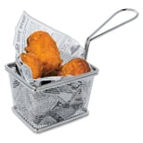 MINI FRIGGITRICE 1 PORZIONE ARTINOX  10x7,8x7 CM ARGENTO ACCIAIO INOX (6 UNITÀ)