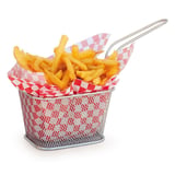 MINI FRIGGITRICE QUADRATO ARTINOX  10x10x7,5 CM ARGENTO ACCIAIO INOX (6 UNITÀ)