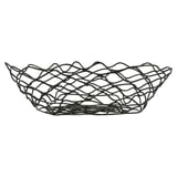 CESTO OVALE ARTINOX  24x15,2x7 CM NERO ACCIAIO (1 UNITÀ)