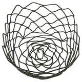 CESTO OVALE ARTINOX  24x15,2x7 CM NERO ACCIAIO (1 UNITÀ)