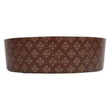 FORME PER COTTURA PANETTONE - LAMINATO  140 G/M2 Ø 18,5x6 CM MARRONE CELLULOSA (390 UNITÀ)