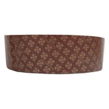 FORME PER COTTURA PANETTONE - LAMINATO  140 G/M2 Ø 22x7 CM MARRONE CELLULOSA (360 UNITÀ)