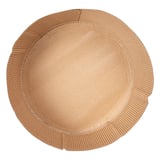 FORME PER COTTURA PANETTONE - LAMINATO  140 G/M2 Ø 22x7 CM MARRONE CELLULOSA (360 UNITÀ)