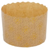 FORME PER COTTURA PANETTONE  135 G/M2 Ø 7x5 CM MARRONE CELLULOSA (2000 UNITÀ)
