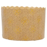 FORME PER COTTURA PANETTONE  135 G/M2 Ø 7x5 CM MARRONE CELLULOSA (2000 UNITÀ)