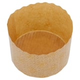 FORME PER COTTURA PANETTONE  135 G/M2 Ø 7x5 CM MARRONE CELLULOSA (2000 UNITÀ)