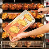 SACCHETTO PER 1/2 POLLO  40 G/M2 + 20µ PP 13+7,5x28 CM BIANCO CARTA (1000 UNITÀ)