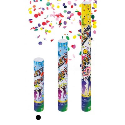 Cannone di coriandoli e palloncini