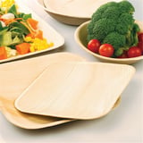 PIATTI QUADRATE ARECA  15x15x1,5 CM NATURALE ARECA (200 UNITÀ)