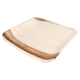 PIATTI QUADRATE ARECA  24x24x2 CM NATURALE ARECA (200 UNITÀ)