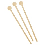 MISCELATORI "LONG DRINKS" WOOD  0,5/2x15x0,16 CM NATURALE LEGNO (100 UNITÀ)