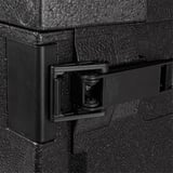 93L ARMADIO ISOTERMICO PER 9 GN 1/1, 1/2, 1/3  93 L 64,5x44,5x62,5 CM NERO EPP (1 UNITÀ)
