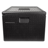 80L CONTENITORE ISOTERMICO GN 2/3  80 L 68,5x48,5x36 CM NERO EPP (1 UNITÀ)