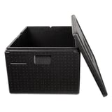 80L CONTENITORE ISOTERMICO GN 2/3  80 L 68,5x48,5x36 CM NERO EPP (1 UNITÀ)