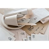 TOVAGLIOLI ECOLABEL DOUBLE POINT  19 G/M2 39x39 CM NATURALE TISSUE RICICLATO (1200 UNITÀ)