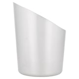 TERRINA FRITTI TRONCATO, LISCI ARTINOX  Ø 8,5x8,5 CM ARGENTO ACCIAIO INOX (12 UNITÀ)