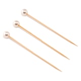 SPIEDINI "PERLA" BAMBOO  9 (h) CM NATURALE BAMBÙ (100 UNITÀ)