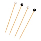 SPIEDINI "PERLA" BAMBOO  12 (h) CM NATURALE BAMBÙ (100 UNITÀ)