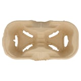 PORTABICCHIERI, 2 POSTI   21x10,5 CM NATURALE CARTONE (600 UNITÀ)