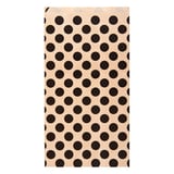 SACCHETTI PIANI 'POLKA DOTS' 60 G/M2 19+8x35 CM NATURALE KRAFT A COSTINE (250 UNITÀ)