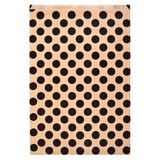 SACCHETTI PIANI 'POLKA DOTS' 60 G/M2 26+9x38 CM NATURALE KRAFT A COSTINE (250 UNITÀ)