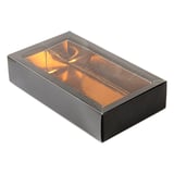 SCATOLE CIOCCOLATI   14,5x7,5x3,5 CM NERO CARTONE (50 UNITÀ)