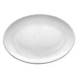 PIATTI OVALE ASAMI WARE  46x32 CM BIANCO MELAMINA (6 UNITÀ)