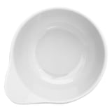 CIOTOLE OVALI ASAMI WARE 200 ML 12,4x10,7x6 CM BIANCO MELAMINA (12 UNITÀ)