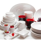 CIOTOLE OVALI ASAMI WARE 200 ML 12,4x10,7x6 CM BIANCO MELAMINA (12 UNITÀ)