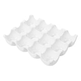 VASSOI "12 UOVA" AKALA  19,1x14x3,5 CM BIANCO PORCELLANA (6 UNITÀ)