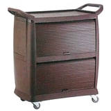 CARRELLO CON CHIUSURE 2 LATI ARROW  98x50,5x105 CM MARRONE PP (1 UNITÀ)
