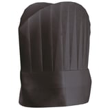 CAPPPELLI DA CHEF CON CUPOLA ARROTONDATA   25 CM NERO AIRLAID (10 UNITÀ)