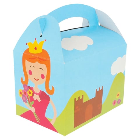 SCATOLE MENU BAMBINI CASTELLO 'CASTILLO' 320 G/M2 15,50x10,50x17,50 CM QUATRICOMIA CARTONE (300 UNITÀ)