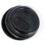 COPPETTA PIU TAPPI  450 ML Ø 15x6 CM NERO PP (600 UNITÀ)
