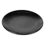 PIATTI ASAMI WARE  Ø 23 CM NERO MELAMINA (12 UNITÀ)