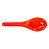 CUCCHIAI CINESI ASAMI WARE  14x4,2x4,5 CM ROSSO MELAMINA (100 UNITÀ)