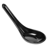 CUCCHIAI CINESI ASAMI WARE  14x4,2x4,5 CM NERO MELAMINA (100 UNITÀ)