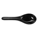 CUCCHIAI CINESI ASAMI WARE  14x4,2x4,5 CM NERO MELAMINA (100 UNITÀ)