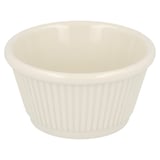 RAMEQUINS SCANALATI ASAMI WARE 60 ML Ø 6,9x2,5 CM AVORIO MELAMINA (24 UNITÀ)