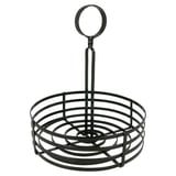 CESTO CONDIMENTI   Ø 20x20 CM NERO ACCIAIO (1 UNITÀ)