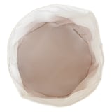 CESTA PANE CREMA/MARRONE   Ø 19x10 CM COTONE (12 UNITÀ)
