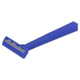 RASOIO DOPPIA LAMA, SFUSI   10 CM BLU HDPE (100 UNITÀ)
