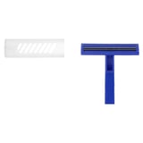 RASOIO DOPPIA LAMA, SFUSI   10 CM BLU HDPE (100 UNITÀ)