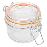 VASETTO CONSERVE + CHIUSURA CLIP WAKI GLASS 125 ML Ø 8,3x7 CM TRASPARENTE CRISTAL (48 UNITÀ)