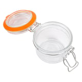 VASETTO CONSERVE + CHIUSURA CLIP WAKI GLASS 125 ML Ø 8,3x7 CM TRASPARENTE CRISTAL (48 UNITÀ)
